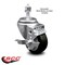 Service Caster 3 Inch Black Polyurethane Wheel Swivel 1/2 Inch Threaded Stem Caster with Brake SCC-TS20S314-PPUB-BLK-TLB-121315 - alternate 4